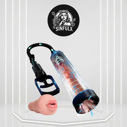 EdgePleasure Manual Vacuum Penis Extender Pump-0