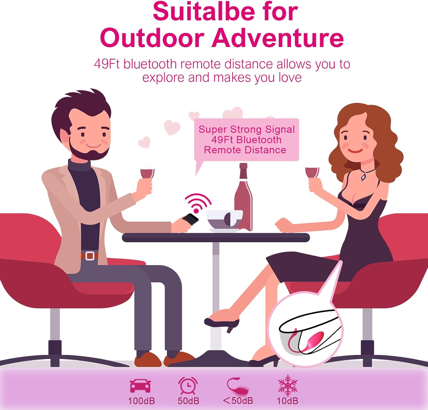FlareQuake Remote Control Couples Vibrator-2