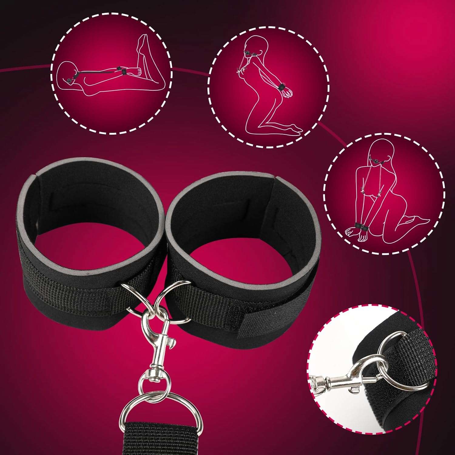 Front & Back BDSM Bondage Restraints-3