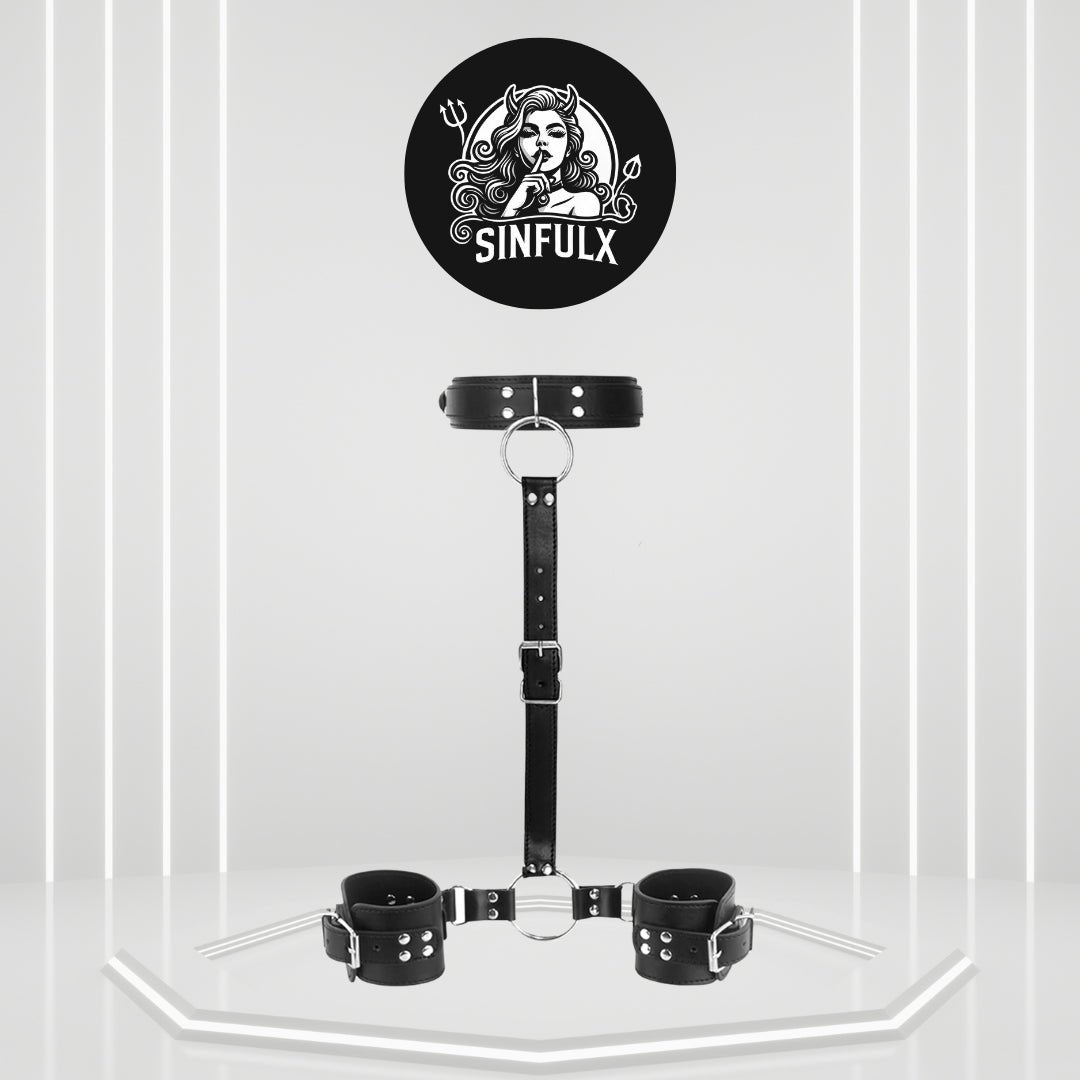 LockLink Neck-to-Wrist BDSM Bondage Restraints-0