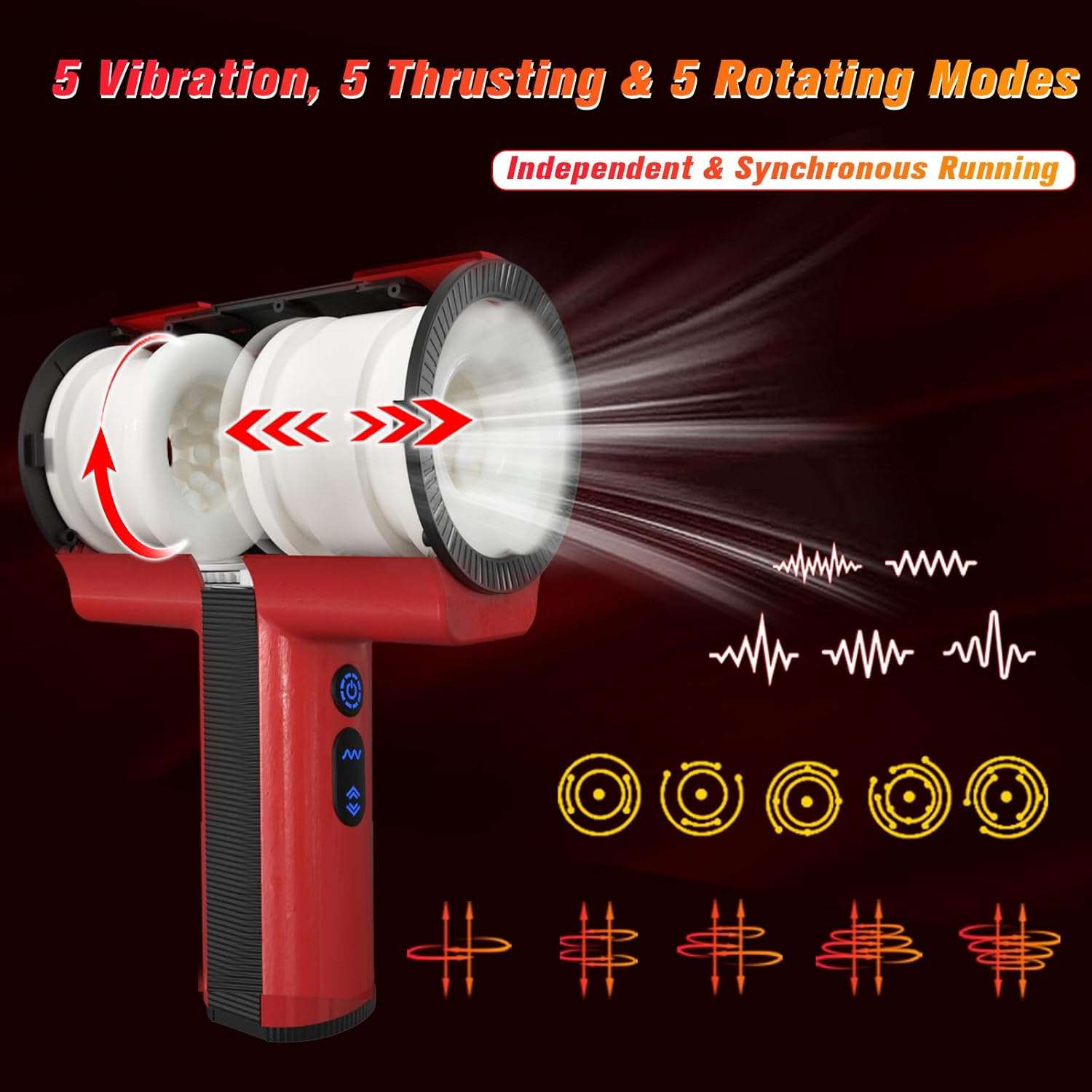 MonarchEdge Automatic Thrusting Rotating Masturbator-1