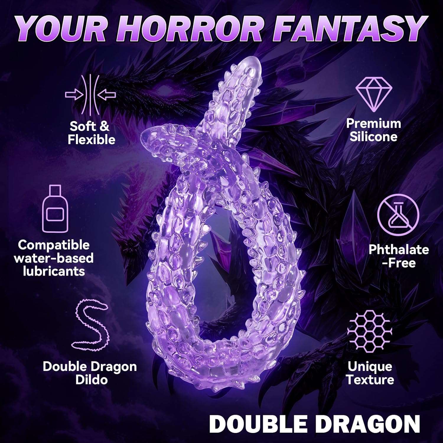 MonsterCore Double Ended Anal Dildo-2