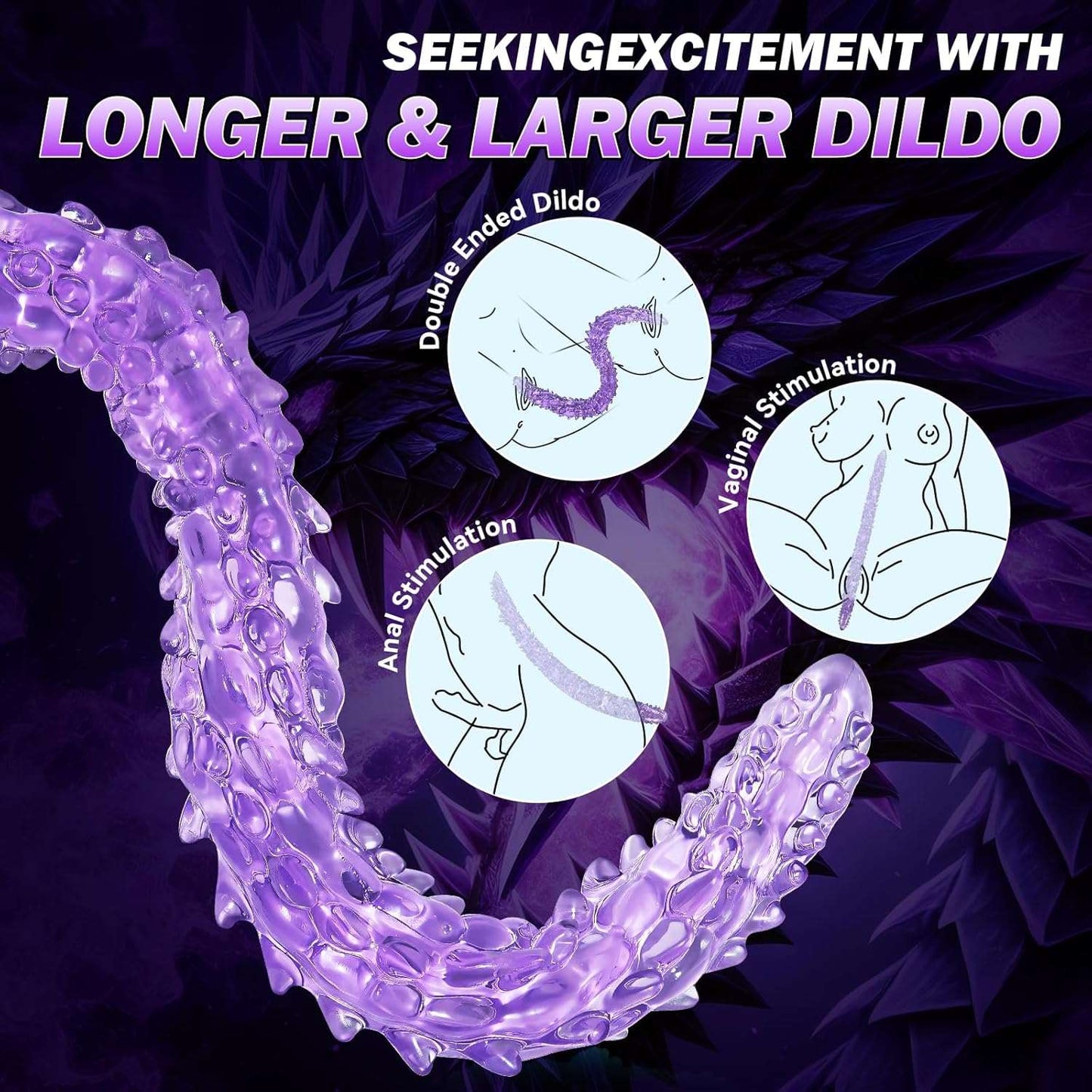 MonsterCore Double Ended Anal Dildo-4