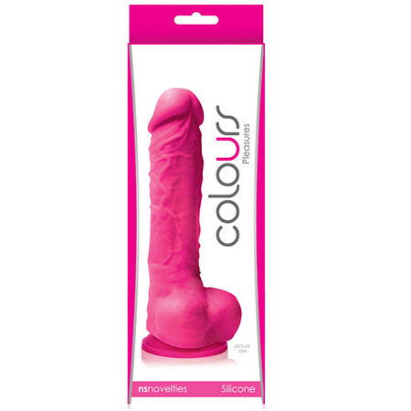 Colours Pleasures 5 in. Dildo Pink-0