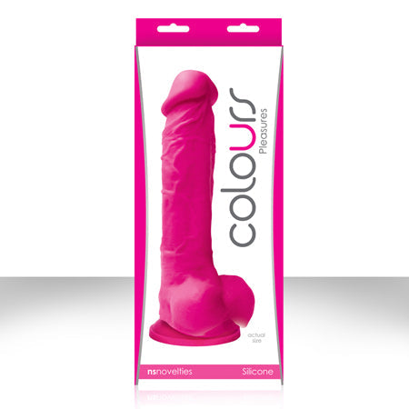 Colours Pleasures 8 in. Dildo Pink-0