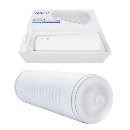 Lovense Max 2 Bluetooth App-Controlled Vibrating and Suction Masturbator (Neutral Sleeve)-0