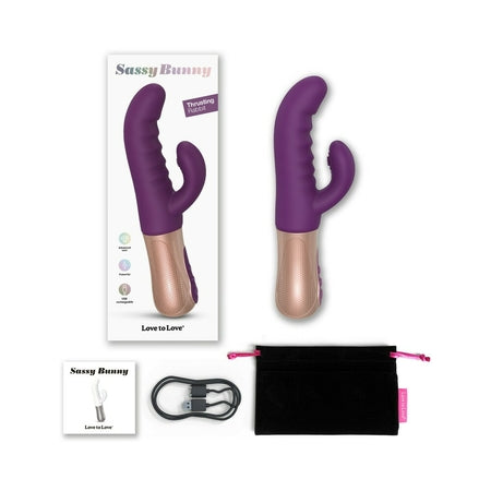 Love to Love Sassy Bunny Thrusting Rabbit Purple Rain-0
