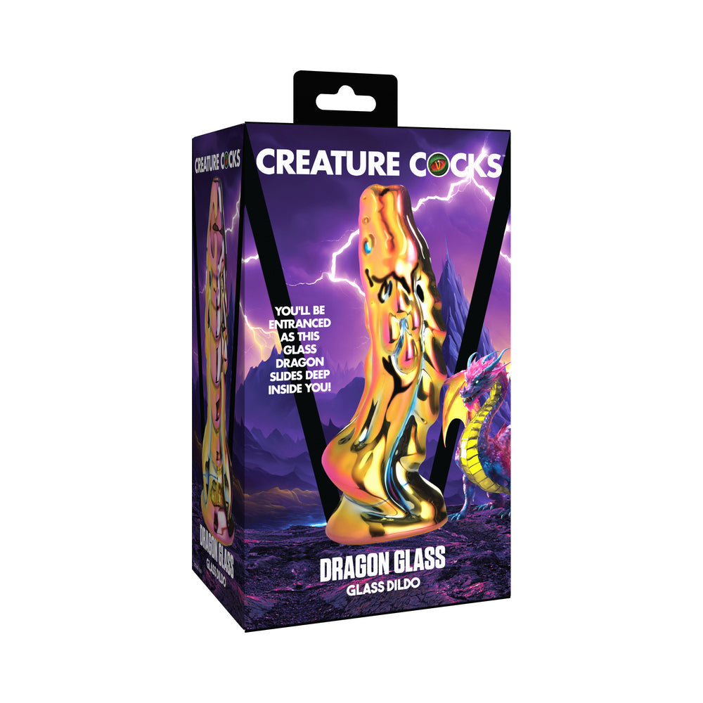 Creature Cocks Dragon Glass Glass Dildo-0