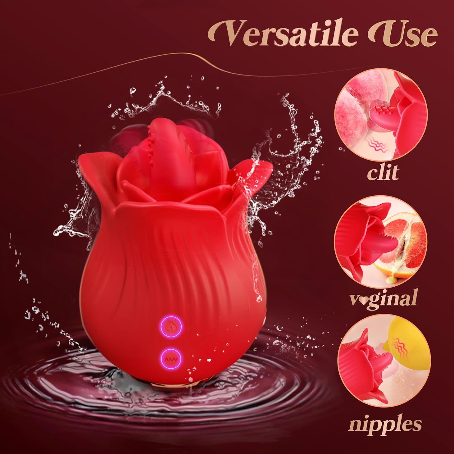 PetalWhisper Rose Clitoral Stimulator-2