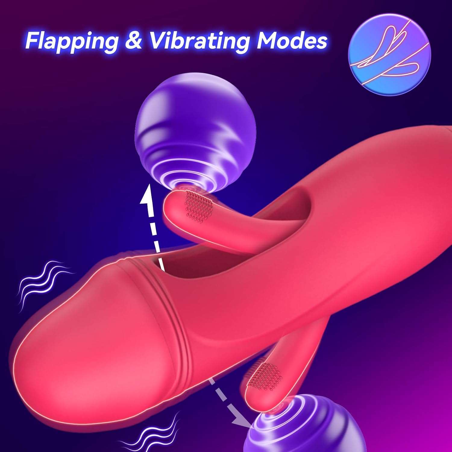 PleasurePulse Rose Sucking Vibrator G-Spot Dildo-3