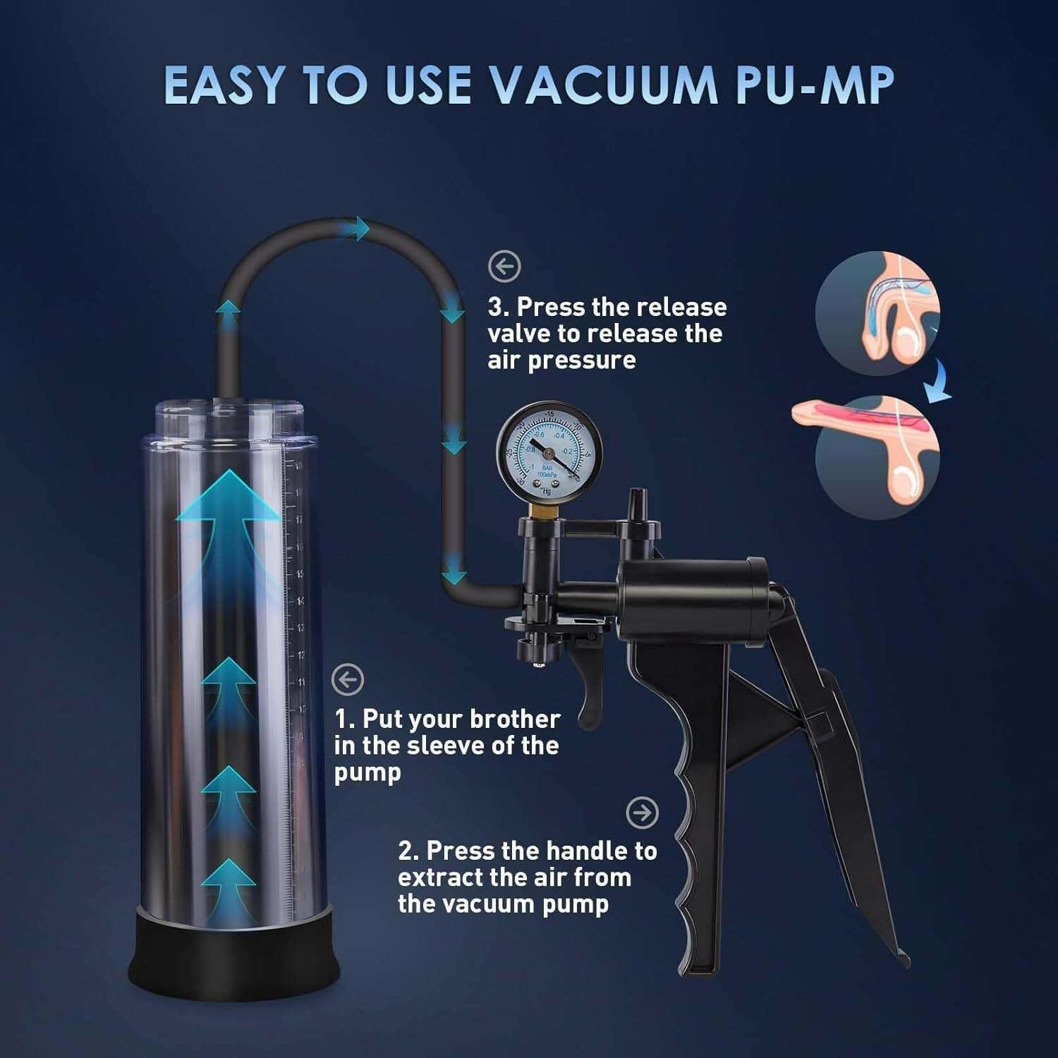 PowerPull Manual Penis Enlargement Pump-2