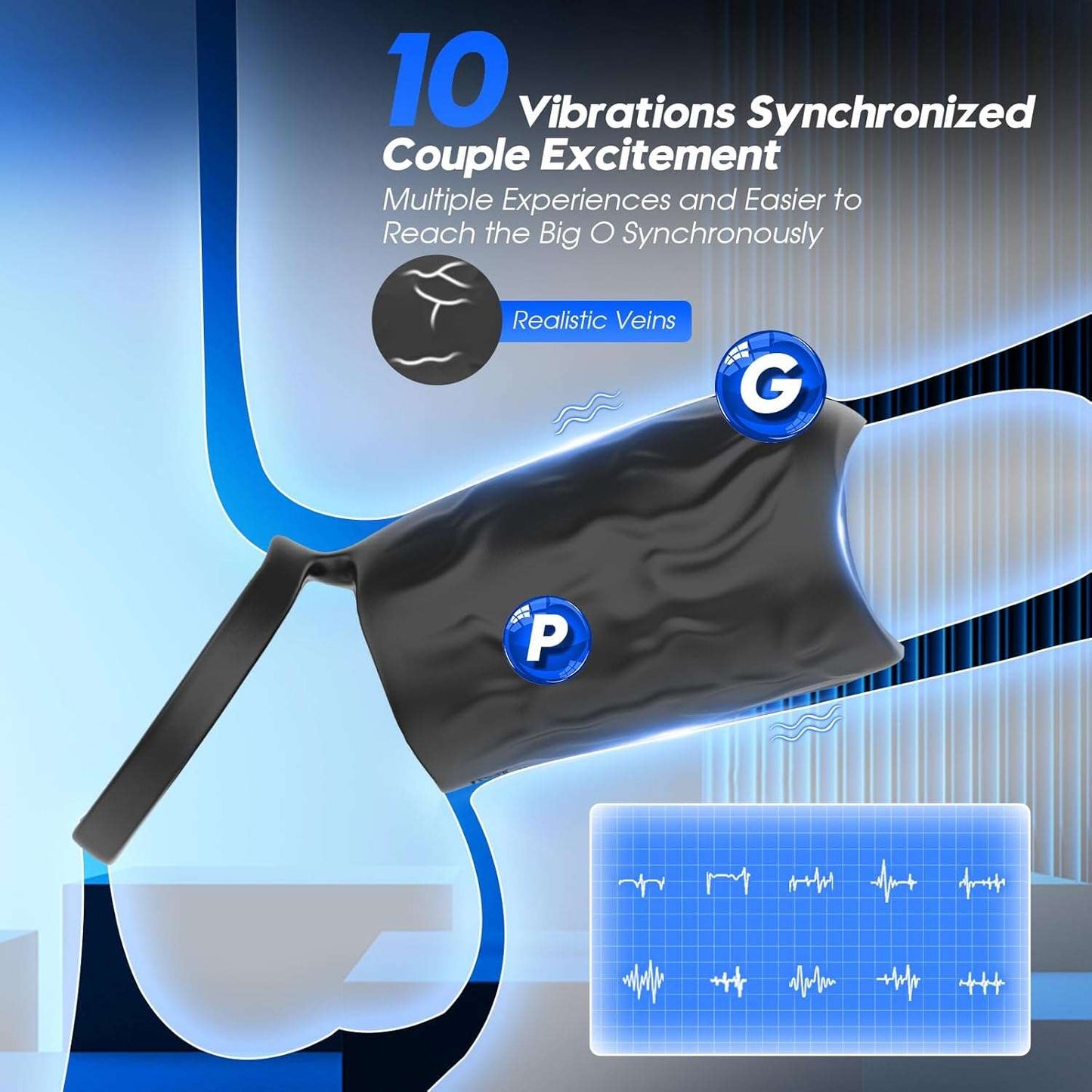 PulseMaster Vibrating Remote Control Penis Sleeve-3