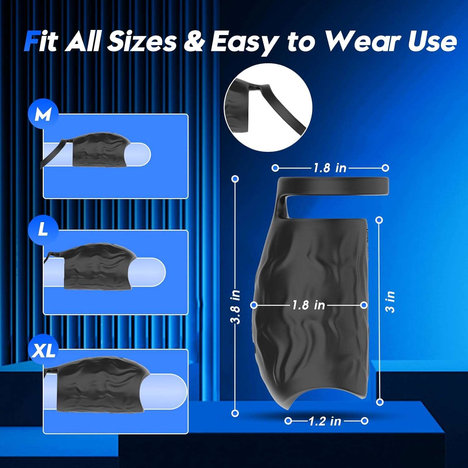 PulseMaster Vibrating Remote Control Penis Sleeve-4