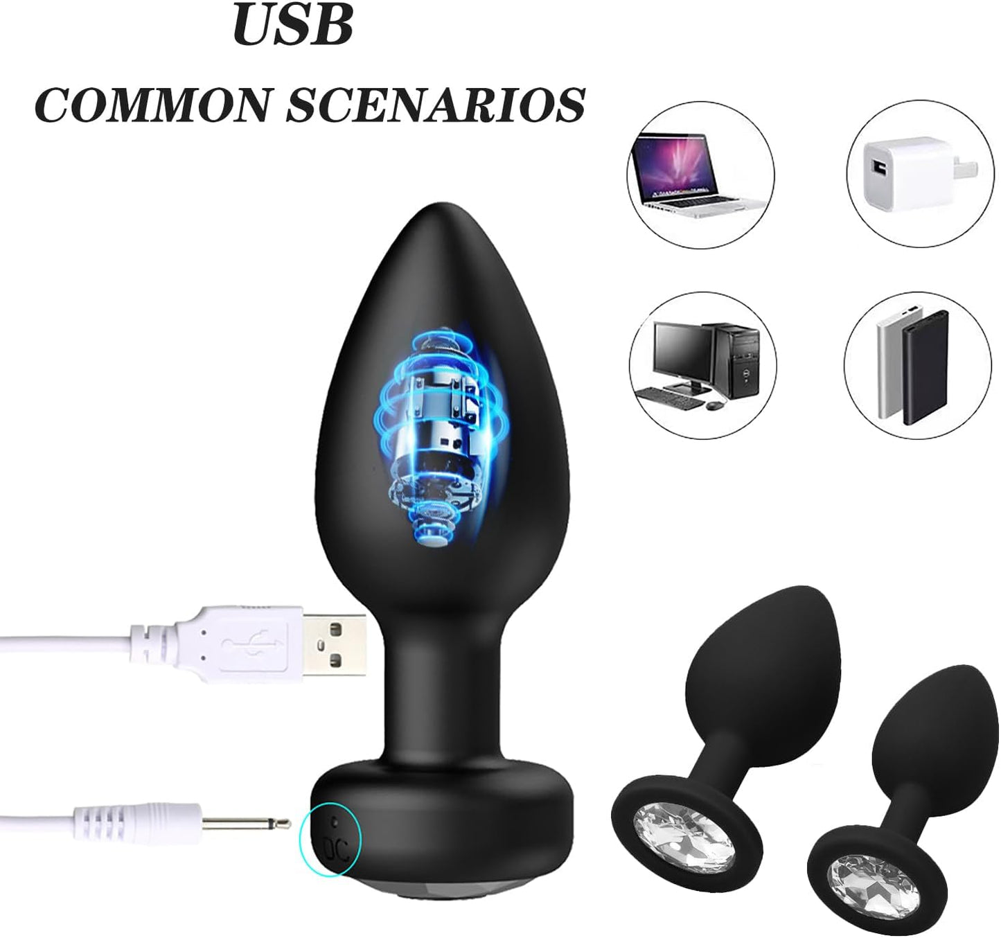 PulseReach Anal Plug Prostate Massager Training Set-2
