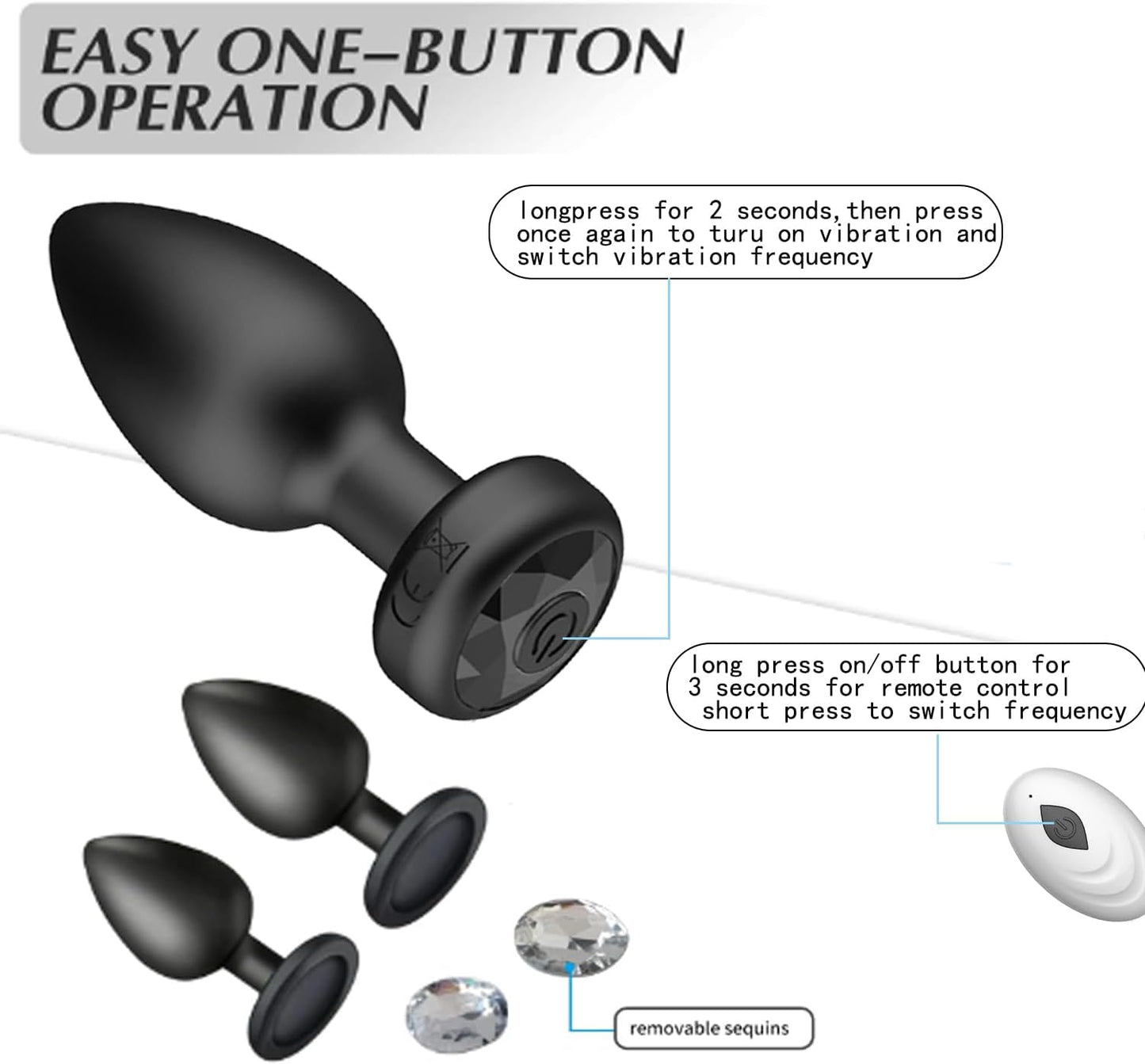 PulseReach Anal Plug Prostate Massager Training Set-4