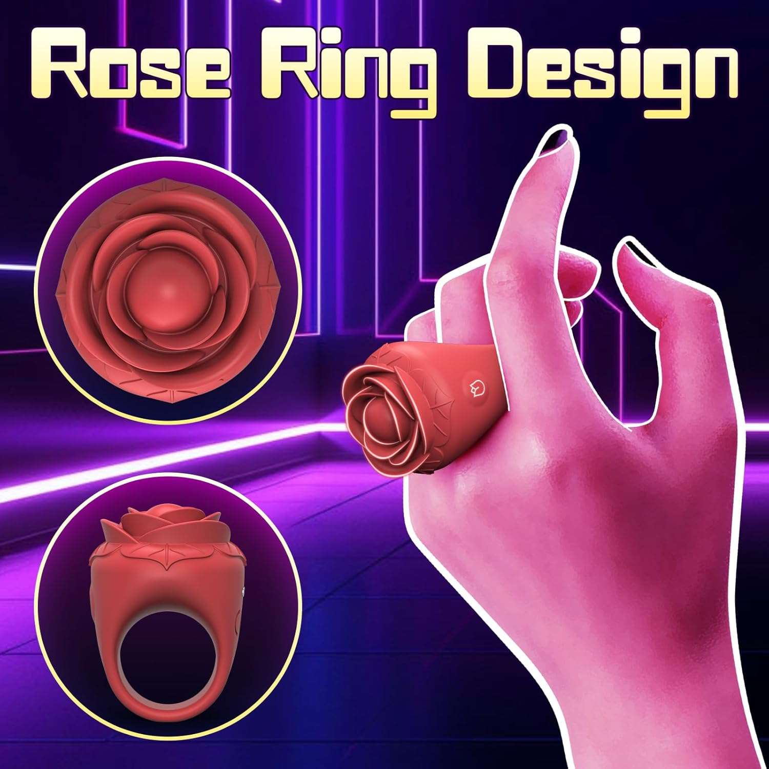 RoseRing Mini Penis & Clitoral Vibrator-2