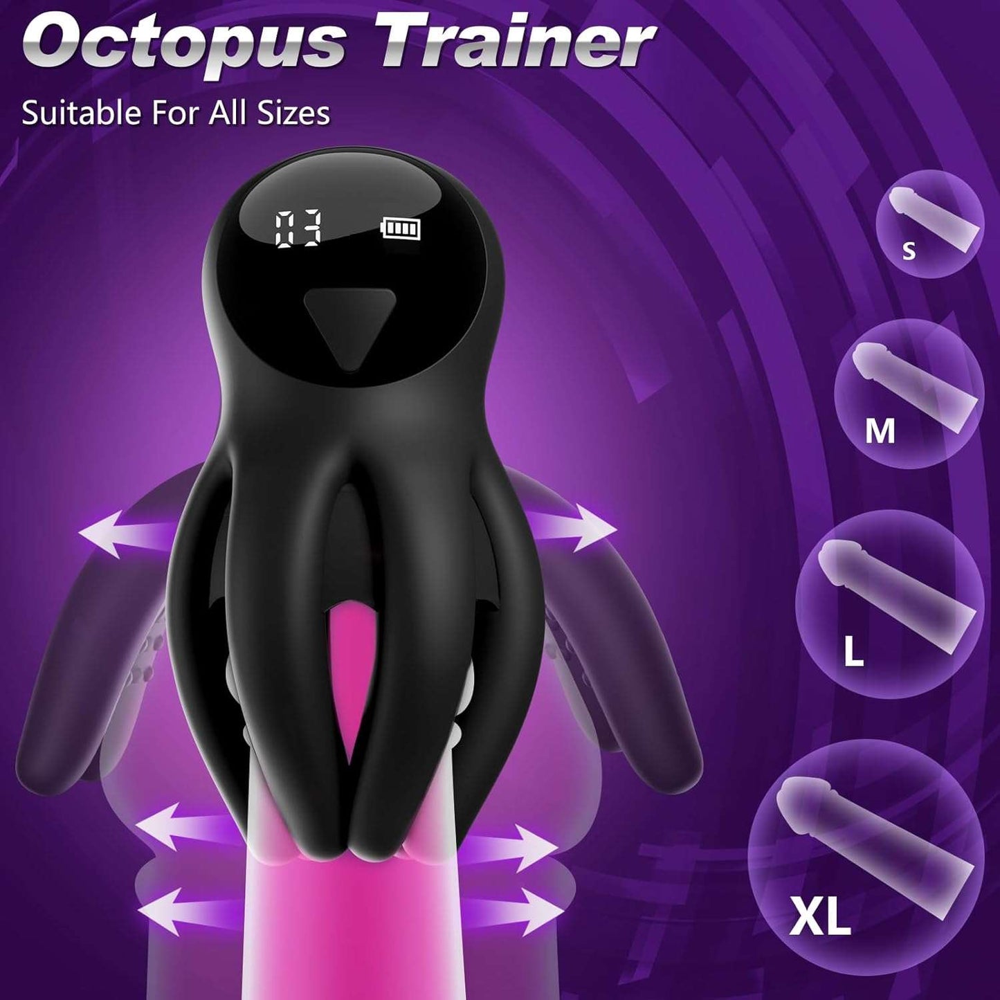 SecretGrip APP Control Training Vibrations Penis Stroker-4