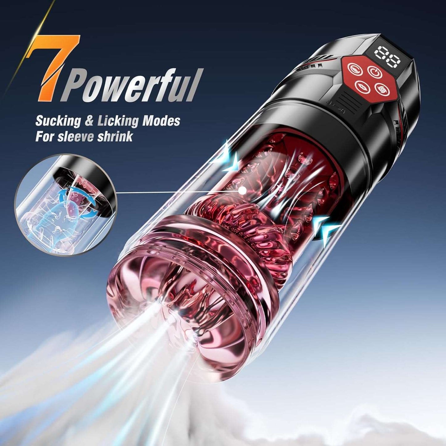TeaseGrip 6-in1 Male Masturbator Penis Pump-4