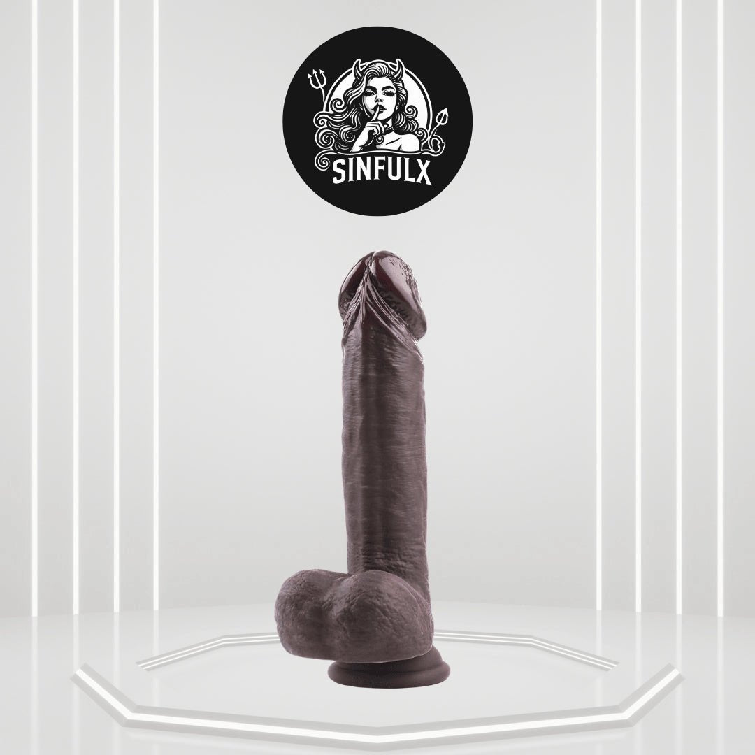 ThickForce Ebony Silicone Dildo-0
