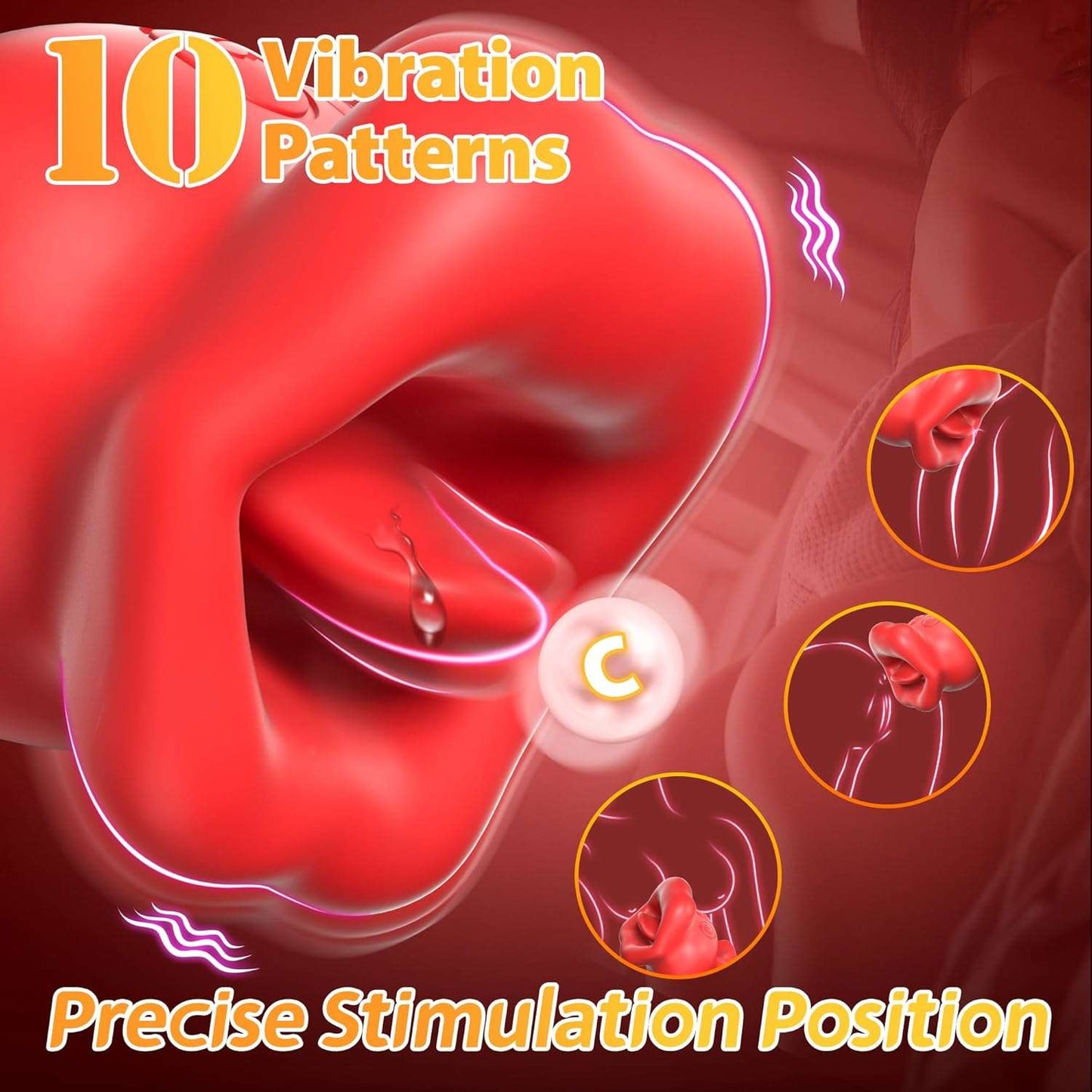 ThrillTwist Mouth Shaped Clitoris Vibrator-2