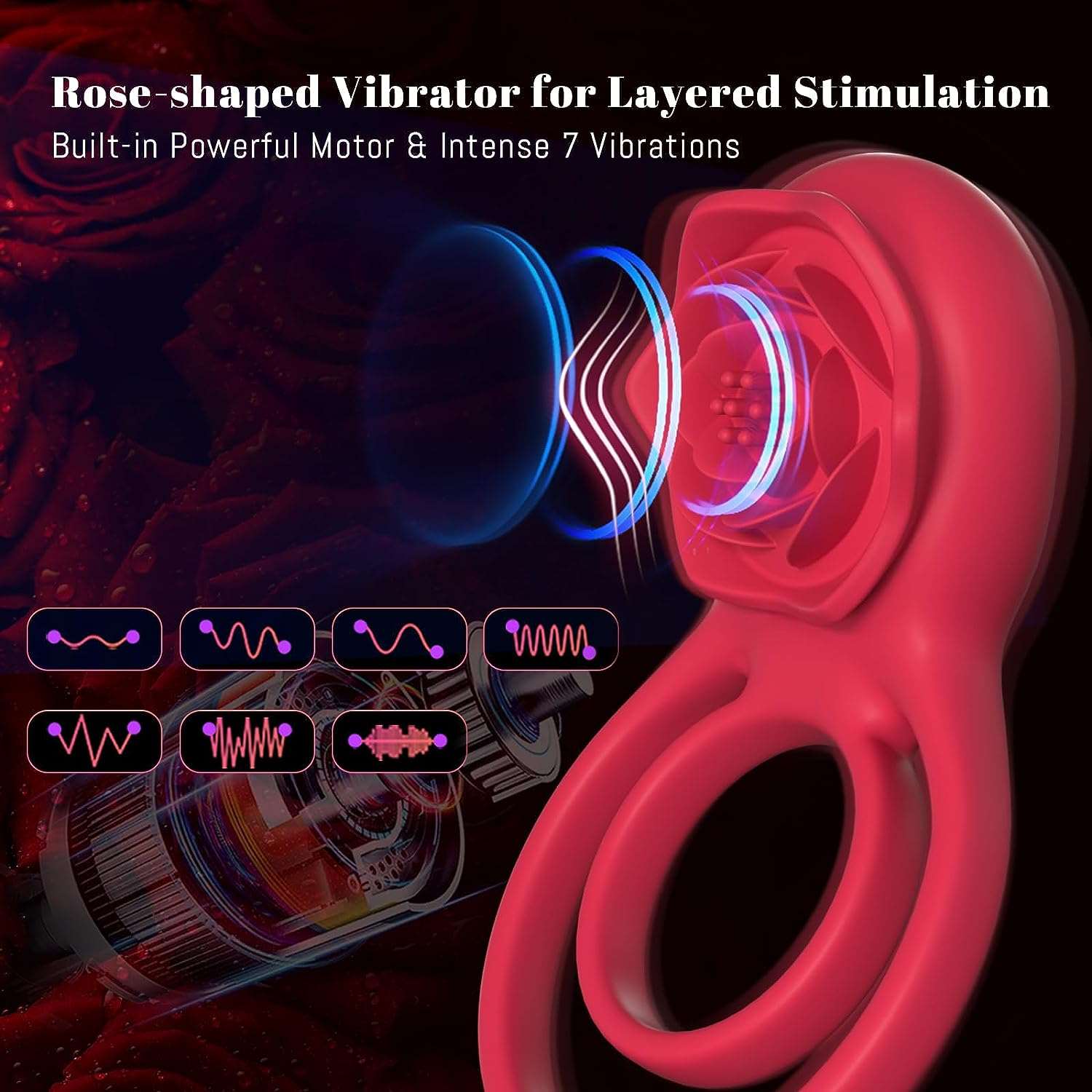 UnityVibe Penis Ring Clitoral Massager-2