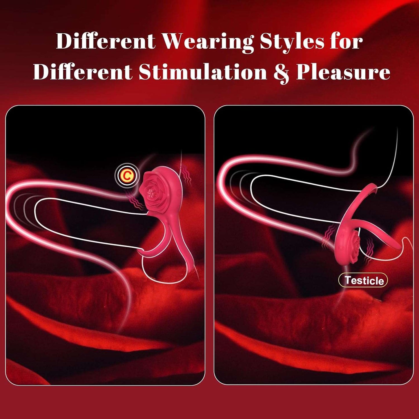 UnityVibe Penis Ring Clitoral Massager-3