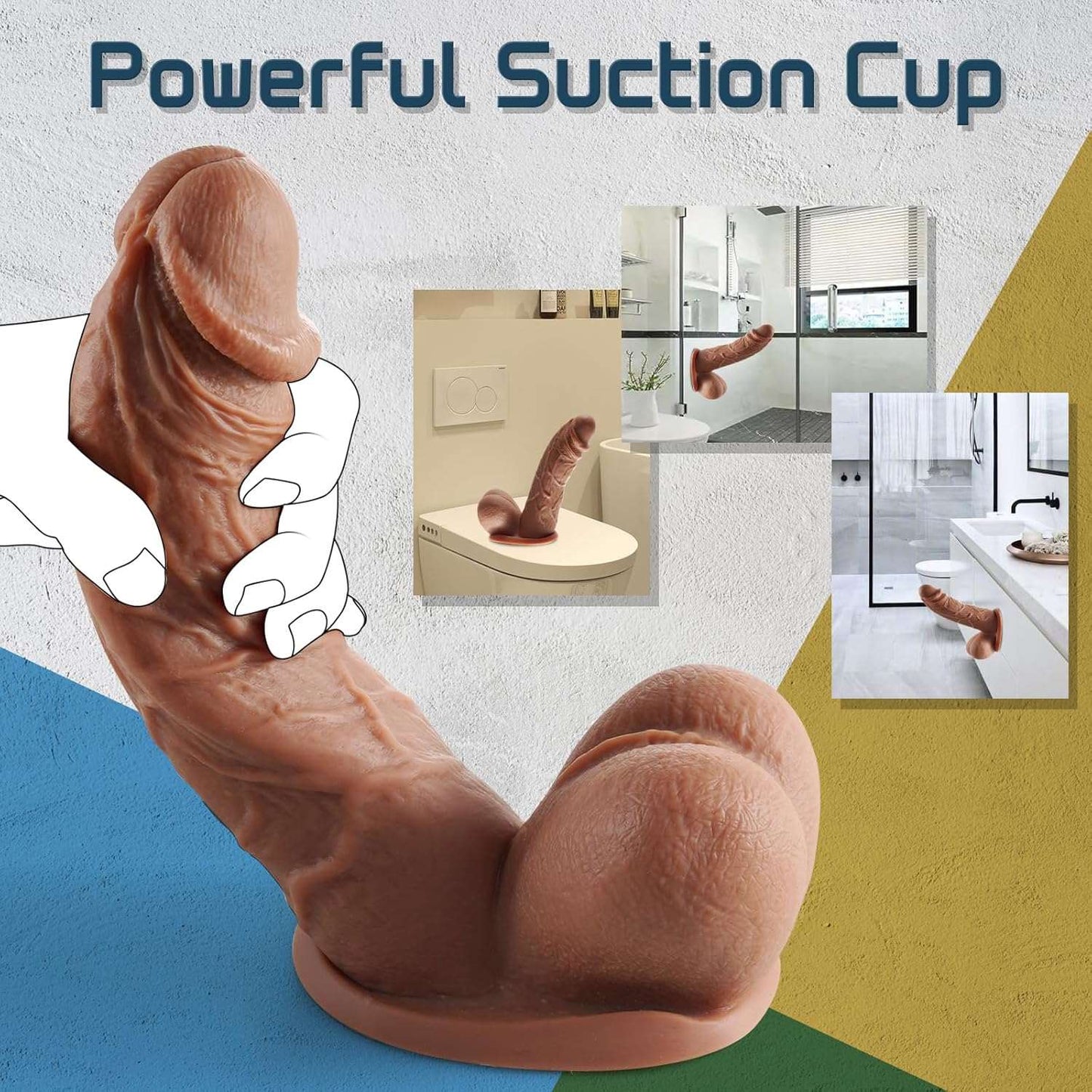 VeloStrap Veined Dildo Strap-On-1