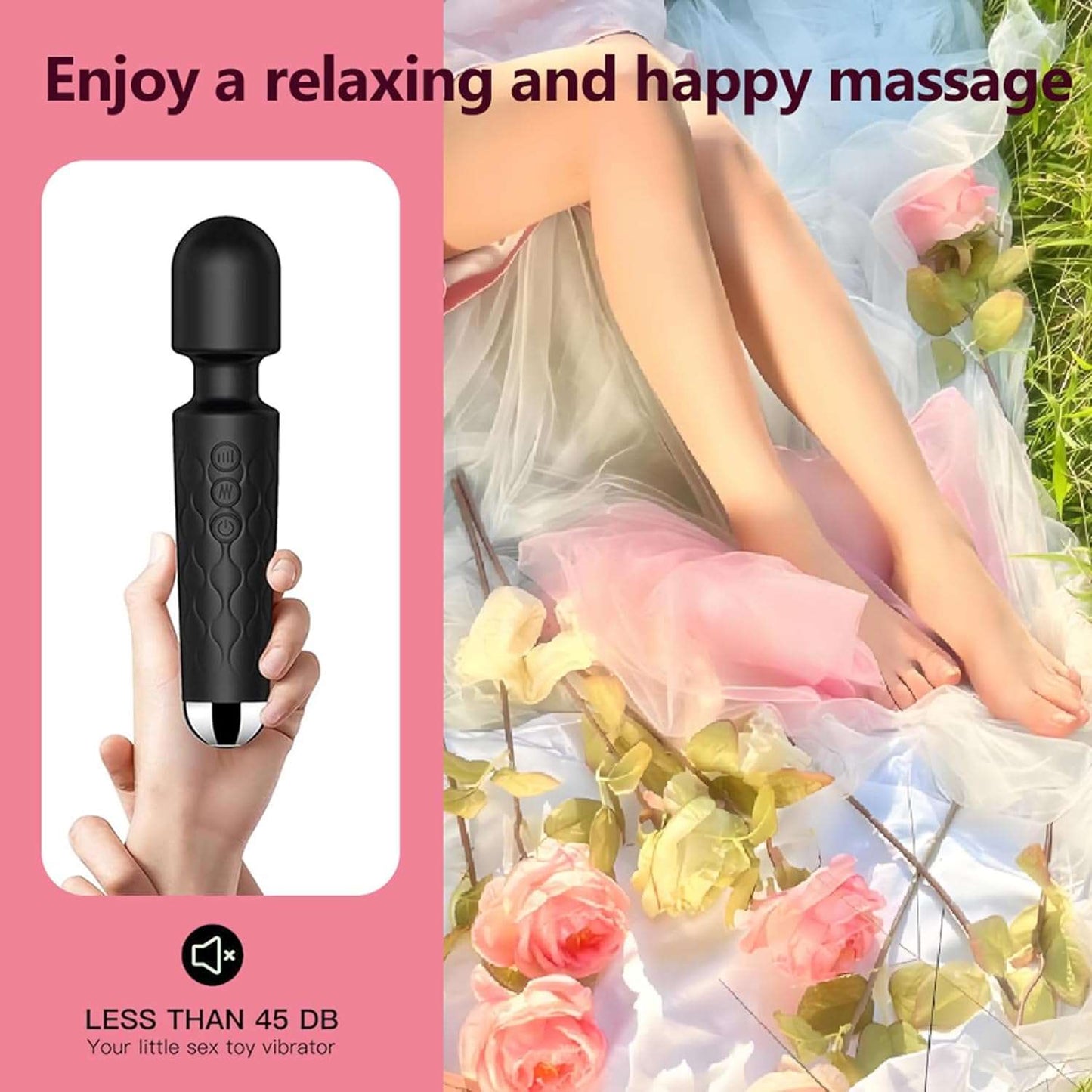 VibeJourney Ultimate Clit Stimulation Wand Vibrator-2