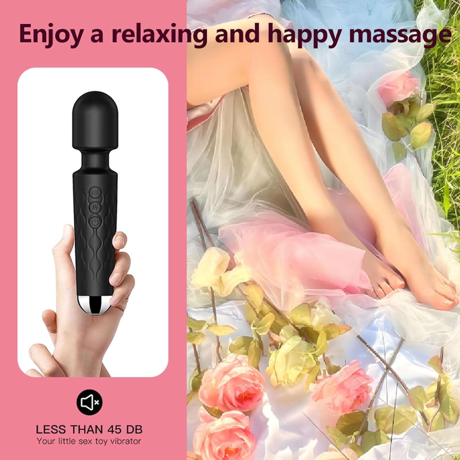 VibeJourney Ultimate Clit Stimulation Wand Vibrator-2