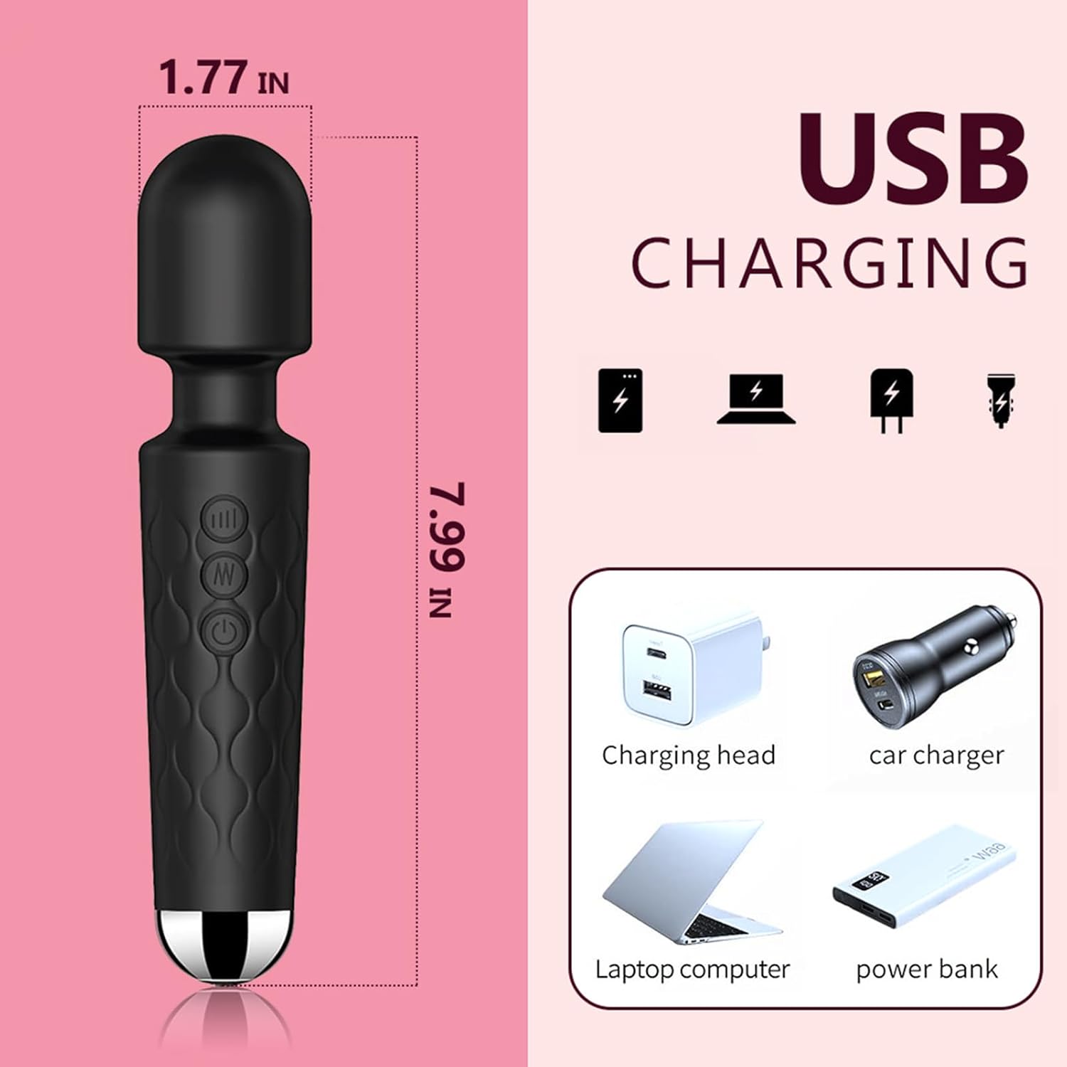 VibeJourney Ultimate Clit Stimulation Wand Vibrator-3