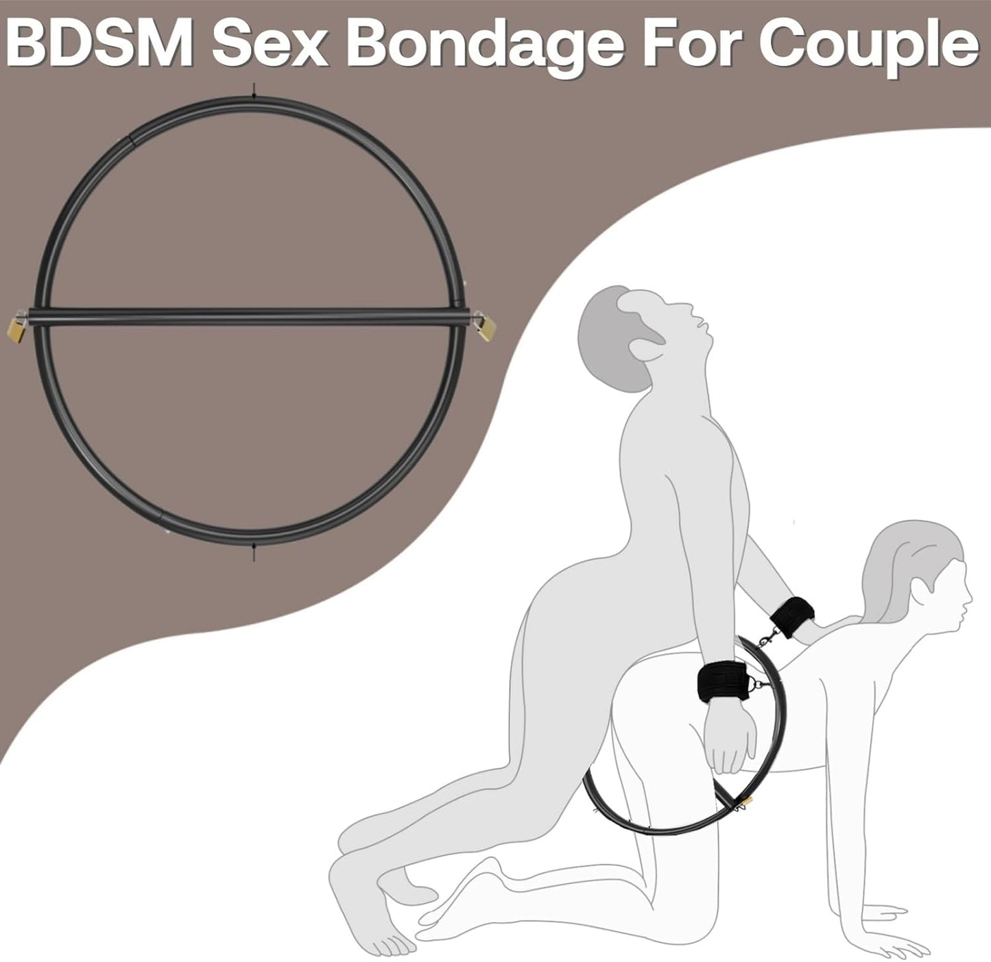 WaistSecure Modular BDSM Spreader Bar Kit-2