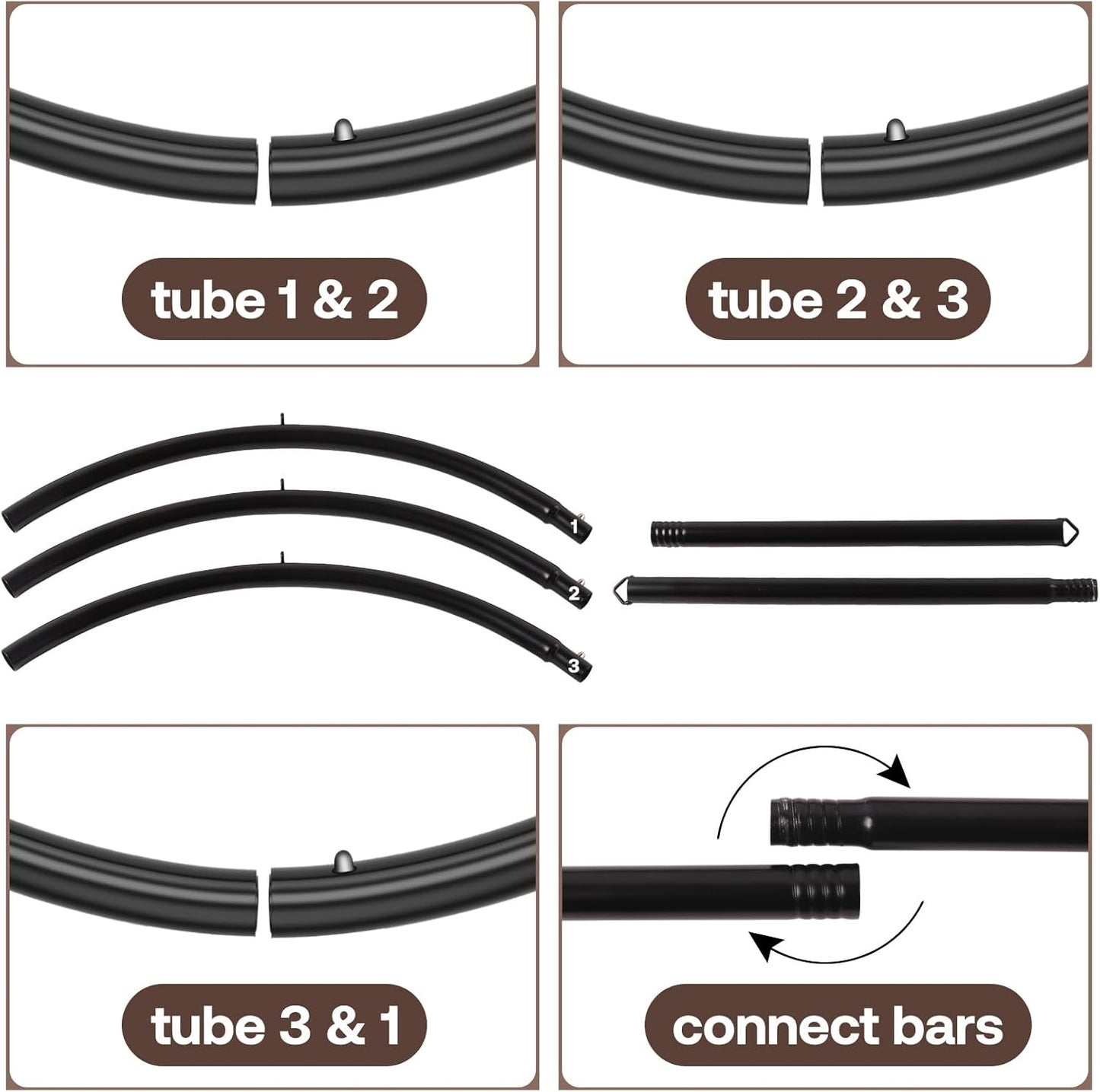 WaistSecure Modular BDSM Spreader Bar Kit-4